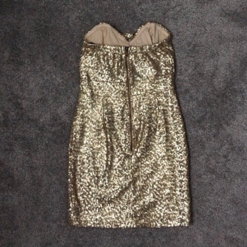 TFNC Strapless Sequin Dress - Picture 3 of 5